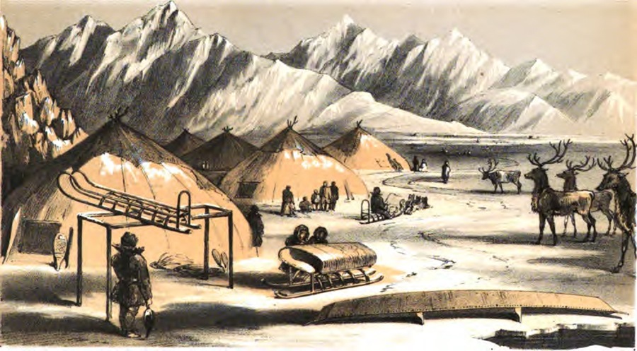 Chukchi village where the crew from the Plover found hospitality