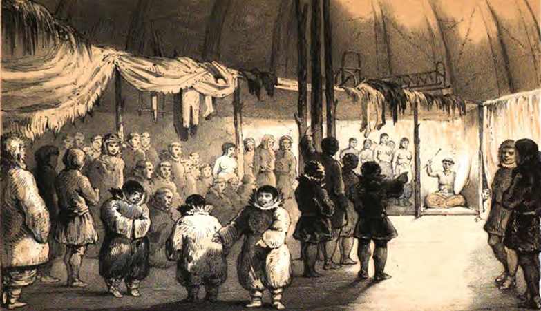 The party held for the officers and crew of the Plover early 19th century