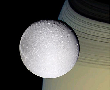 Dione from Cassini 2004