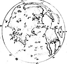 Harriott's moon map 1609