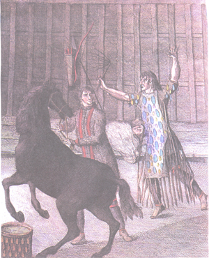 copy from illustration  of description of shaman curing a man