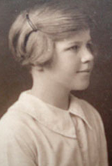 Venetia Burney aged 11