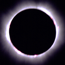 eclipse of August 1999 taken from Weyregg Austria by Merv Hobden