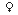 symbol for Venus and female