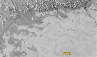 frozen plains on Pluto