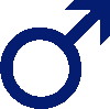 sign for Mars and male