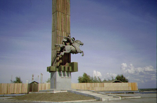 monument to Masary in Yakutsk - photo by Heather Hobden